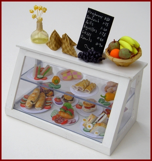 Dolls House and Miniature Shop Counters and Shelving
